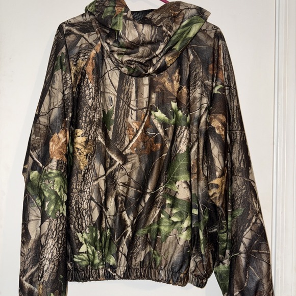Redhead Realtree Hardwoods Camo Jacket Mens XL Full Zip Hooded Lightweight Coat - Picture 11 of 13